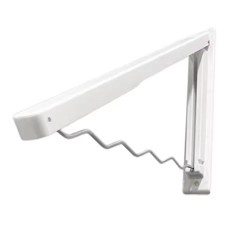Wandmontierter Kleiderständer Stanzfrei Faltbarer Trockenständer Stark Belastbarer Kleiderbügelständer Wellenförmiges Design Trockenmantelständer