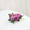 1PC/20CM Artificial Silk Flowers wreath for candlestick Candlestick Garland Simulation Rose Garland