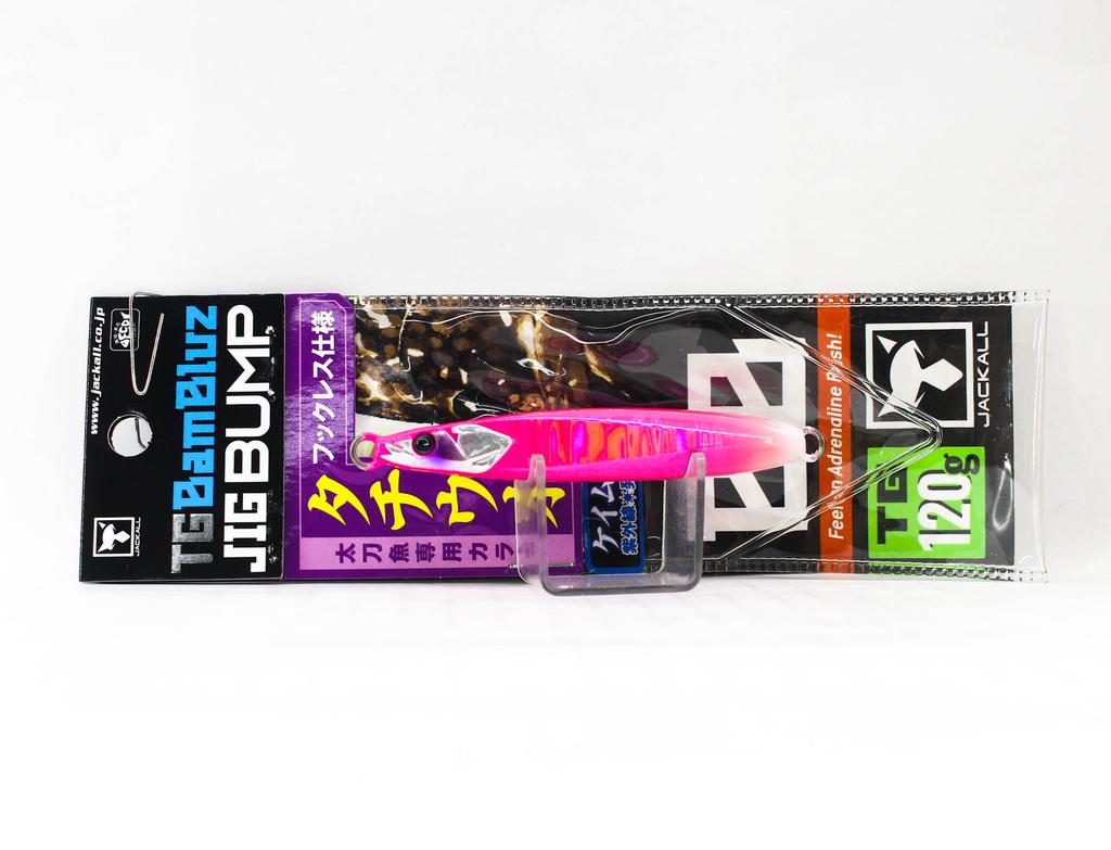 Jackall Metal Jig Bambluz Bump TG Tungsten 120 Grams Pink Glow (5110)