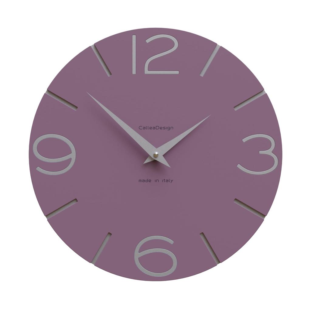 CalleaDesign SMILE Wall Clock Violet Aluminum