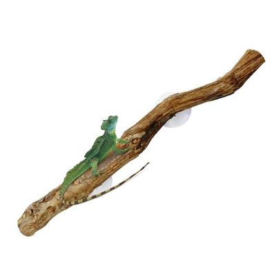 Artificial Branches Reptile Cave Corner Fake Branch Terrarium Plant Decor With Suction Cup Amphibian Lizard Snake Climbing