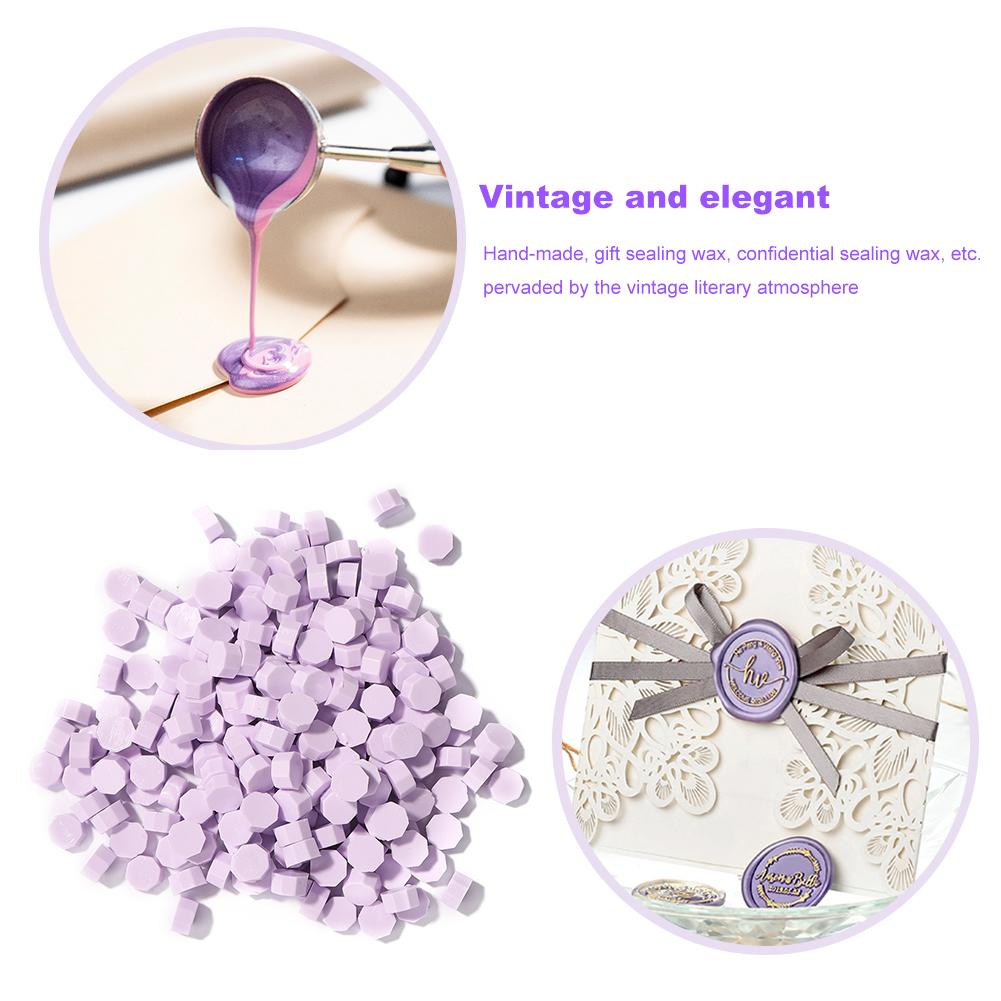 100Pcs Sealing Wax Beads Retro Self-Made Gift for Fire Paint Seal Etters Envelopes Invitation Card Gift Decoration