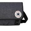 Converse Polyester Messenger Bag, Crossbody Bag Unisex Black 10027608-A01