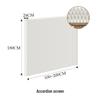 18-Panel Curved Folding Screen Divider – Japanese Style Retractable Wall for Live Broadcasts