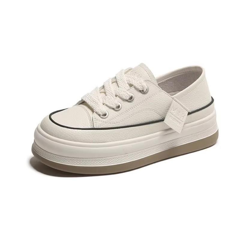 Spring and Autumn new two-wear versatile little white board shoes dissolved muffin platform single shoes casual fashion retro women's shoes