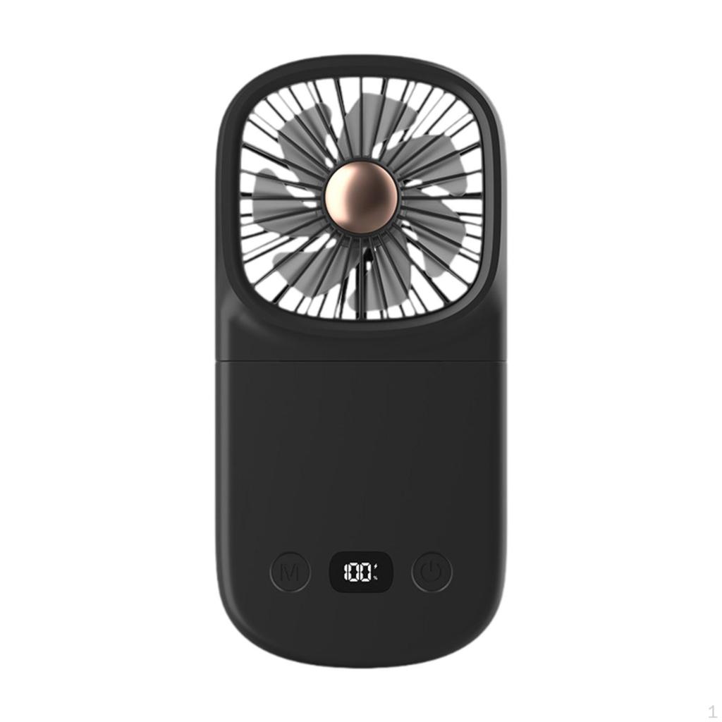 Mini Hang Fan Portable Adjustable Hanging Foldable Small Personal Handheld for Indoor Outdoor,