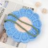 Women Mini Flower Cotton Crochet Crossbody Shoulder Bag Handbag Coin Purse