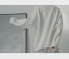 2024 Trendy Men's White Knitted Sweater: Loose, Handsome Design for Autumn/Winter