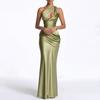 Women's Fashion Summer Spring Solid Color Print Sleeveless Casual Dresses