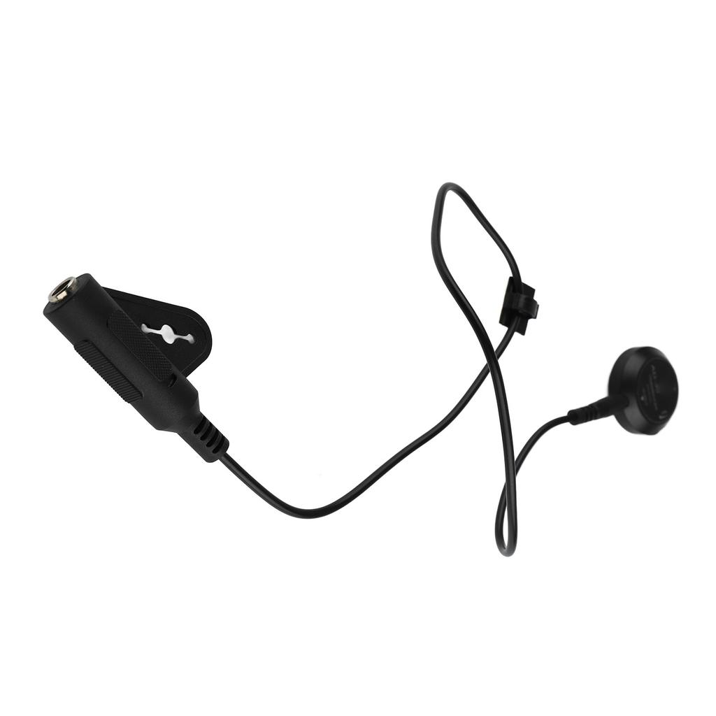 Acoustic Guitar Pickup Sound Hole Paste Contact Microphone Piezo Transducer Universal Instrument Accessories Black