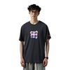 Li Ning T Shirts Men's Black Crew Neck Moderate Straight Fit AHSQ661-2