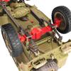 Aluminum Alloy CNC Anodized Full Metal Front Rear Portal Axle for JJRC 1/10 C8815 Willys MB  Retro Jeep Upgrade Accessories