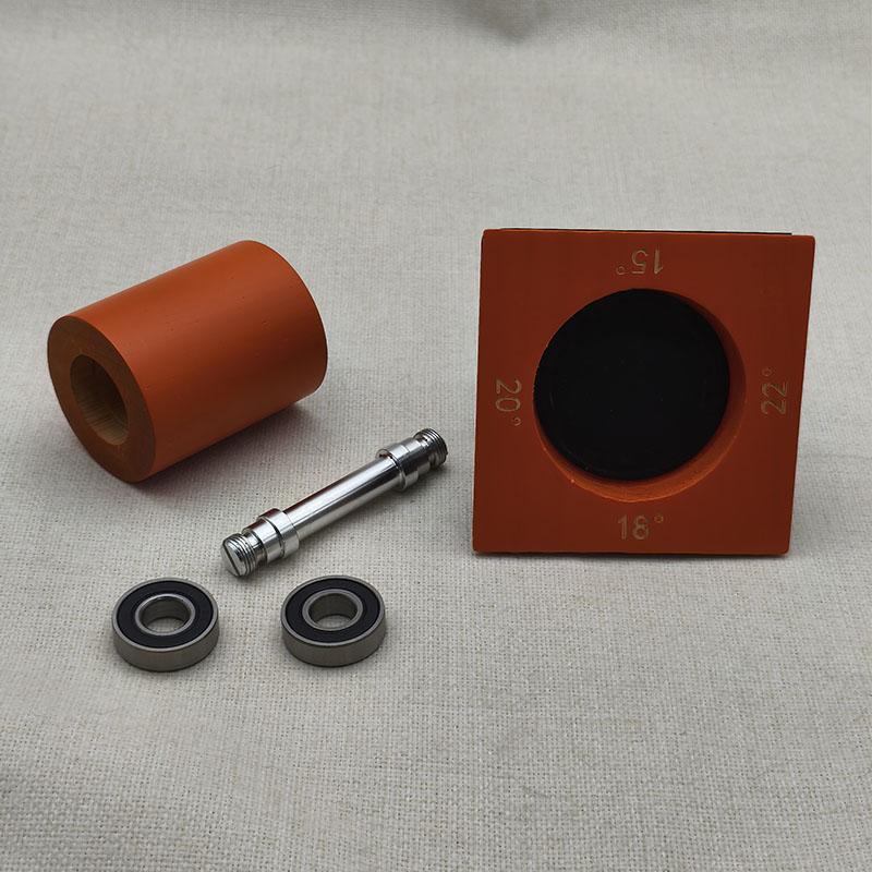 Angle Sharpener Four Angles 15/18/20/22° Fixed Angle Roller Sharpener Agate Sharpening Stone Set Diamond Whetstone