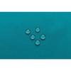 Nappe enduite avec traitement antitache Bleu Paon rectangulaire 145 x 240 cm