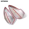For Ford EcoSport 2013-    Chrome Rearview Side View Door Mirror Cover Trim Protection Frame Car Accessories