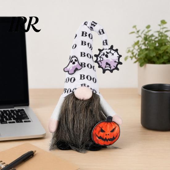 Halloween Ornaments Gnome Decor, Faceless Doll Figurine for Shelf Table, Spooky Festive Decorations Cute Ornament Party Home, Trick or Treat