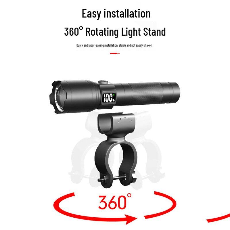 NuFeng R9 White Laser Zoomable Bike Light
