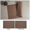 Double-Sided Placemat Waterproof Oil-Proof Heat Resistant Coaster for Dining Table Faux Leather Non-Slip Pad for Restaurant