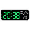 Modern Minimalist Led Digital Alarm Clock With Temperature Calendar For Home Office Decor