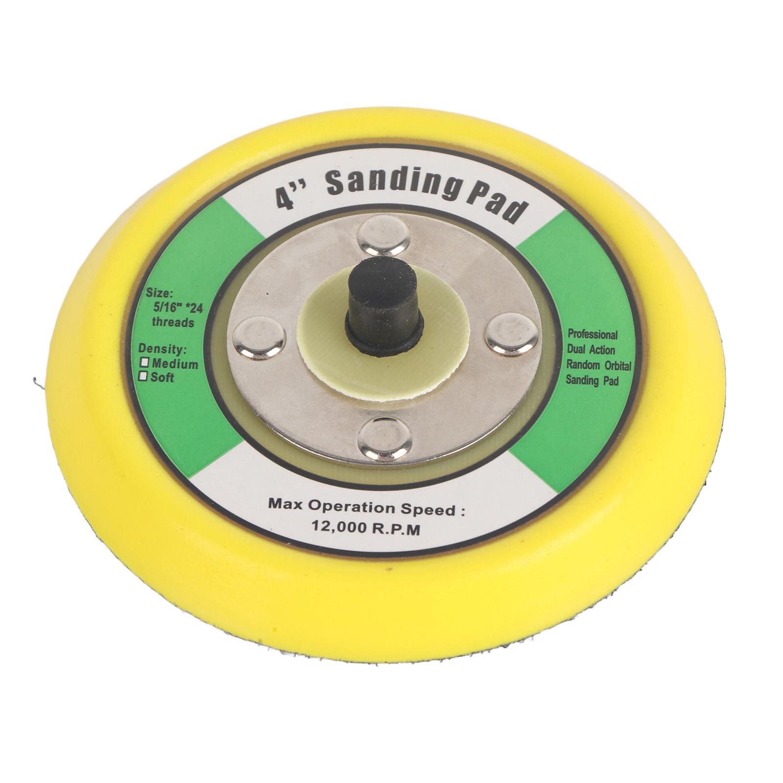

4in Round Sander Holder Buffing Pad Universal Polishing Sanding Machine Tray Base