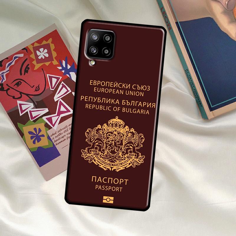 Bulgaria Flag Passport Case For Samsung Galaxy A52 A32 A12 A51 A71 A53 A33 A23 A13 A52S A14 A34 A54 A50 A70 Cover