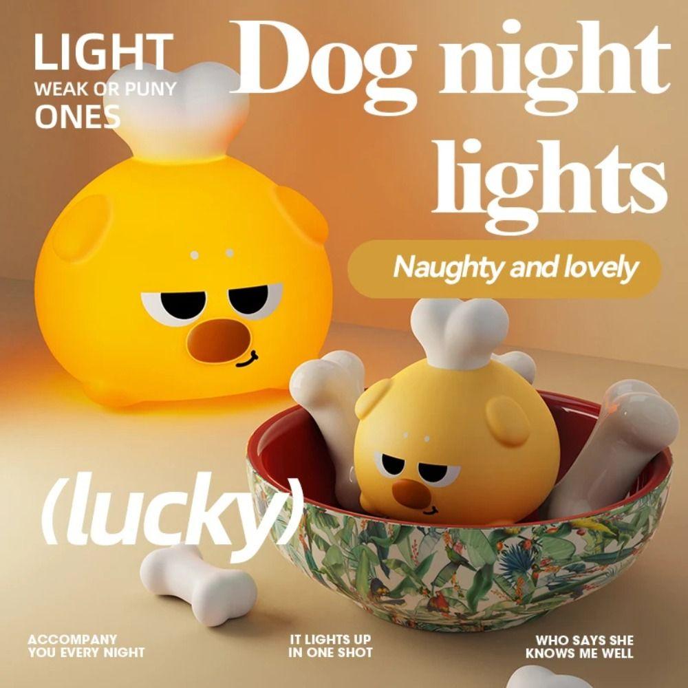 

Touch Control Pat Night Light USB Rechargeable LED Silicone Lamp Baby Feeding
