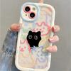 Cute Duck Cat Case For Infinix Hot 50 30i 20 20i 9 Play 10 Lite Note 40 Pro 30 Smart 9 8 7 6 Plus TECNO SPARK 30 10 10C ITEL RS4