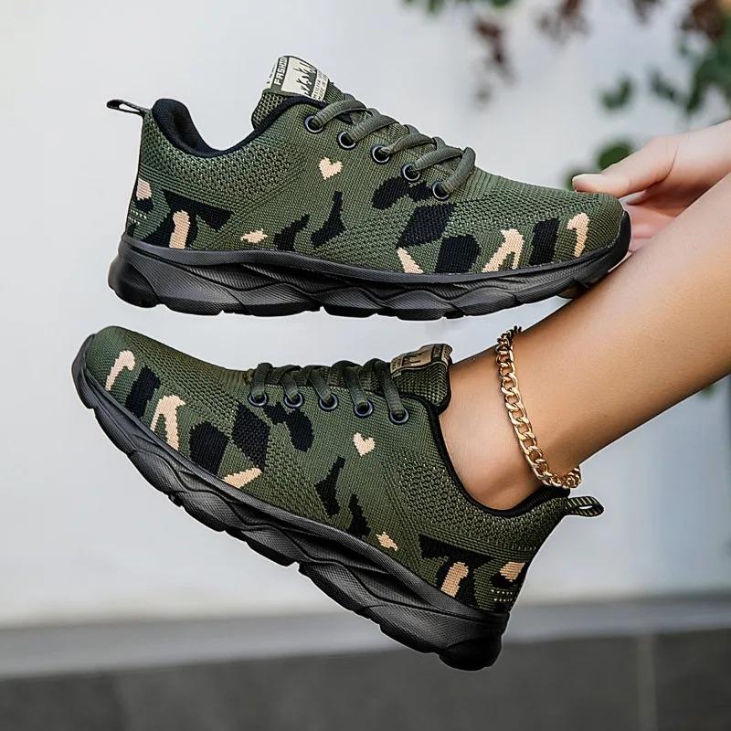 YRZL Fashion Women Shoes Lightweight Comfortable Mesh Sneakers Anti Slip Athletic Flat Shoes Running Women Sports Shoes Sneakers