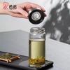 HEENOOR Portable High Borosilicate Glass Water Bottle