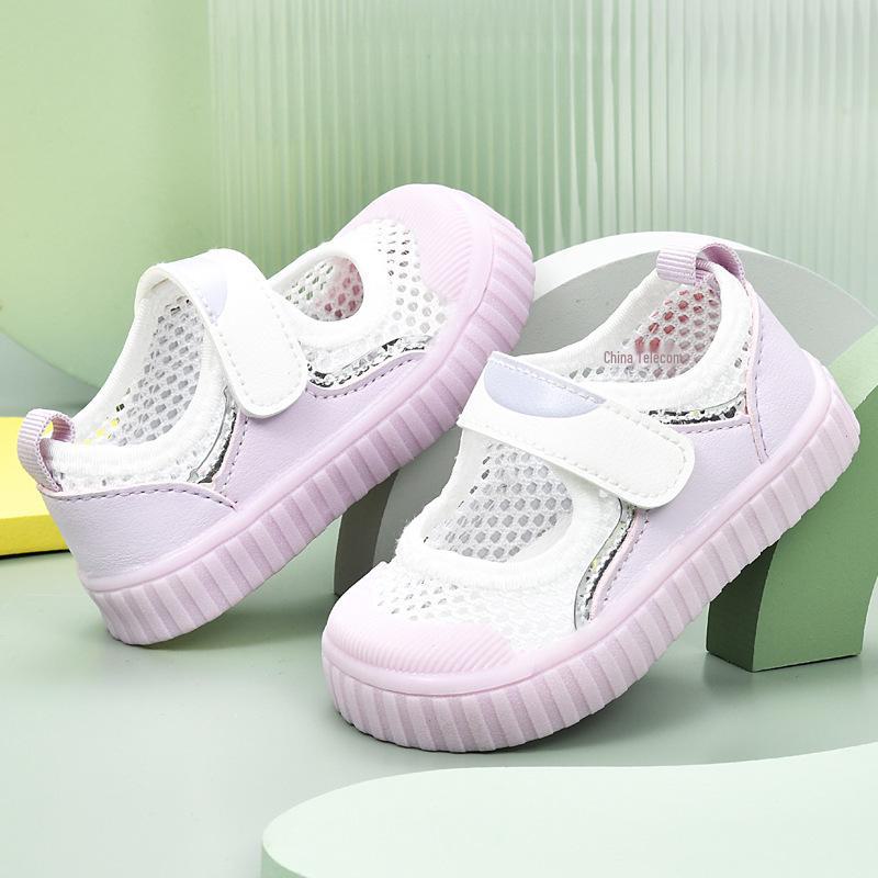 Sandalias de malla suave antideslizantes para niños y niñas (0-2 años)