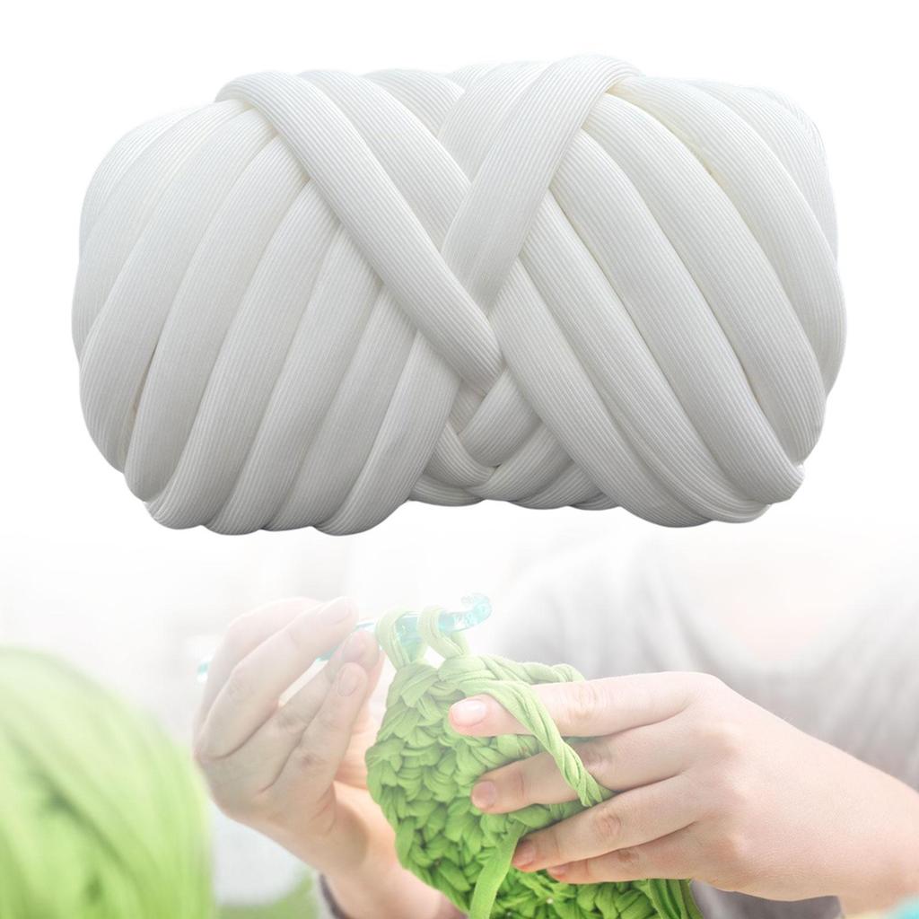 Cotton Polyester Chunky Yarn Bulky Chunky Yarn for Crochet Rug Making DIY