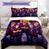 3pcs FC Barcelona Bedding Set Duvet Cover Closure Includes 1 Duvet Cover & 2 Pillowcases, Soft and Comfortable for All Seasons.