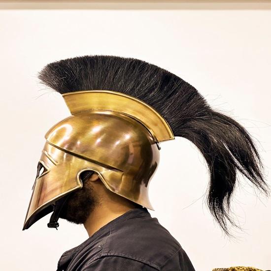 Corinthian Helmet Great Spartan Helmet Medieval Steel Helmet With Inner Liner  Bets Gift For Him
