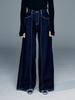 DILETTANTISME Overlock Pleated Wide Pants