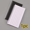 A6 Coil Spiral Notebook, Multi-Functional Grid Ruled Memo Pad, Portable Daily Journal Notepad for School Office Quick Recording