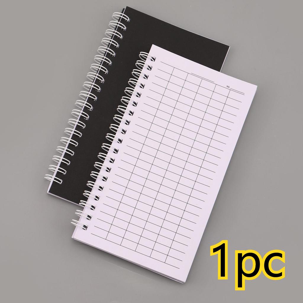 A6 Coil Spiral Notebook, Multi-Functional Grid Ruled Memo Pad, Portable Daily Journal Notepad for School Office Quick Recording
