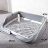 Dog Litter Tray Hygienic Pet Training Mat Detachable Cleaning Grid PP Material Suitable for