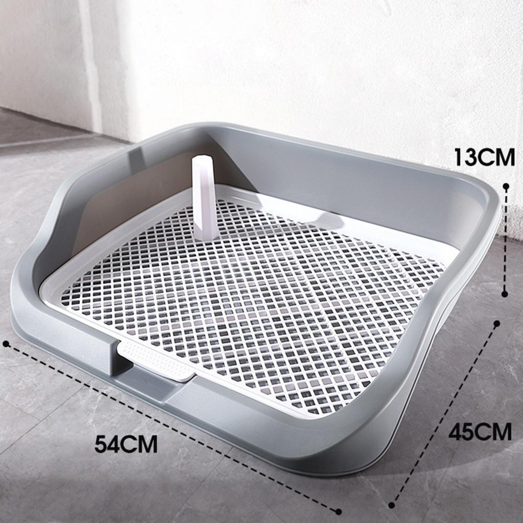 Dog Litter Tray Hygienic Pet Training Mat Detachable Cleaning Grid PP Material Suitable for