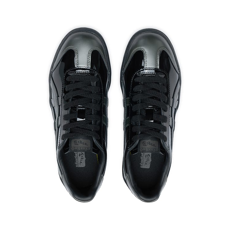ONITSUKA TIGER Tokuten Textile, Leather Low Top Casual Shoes Unisex Black Gray 1183C531-001