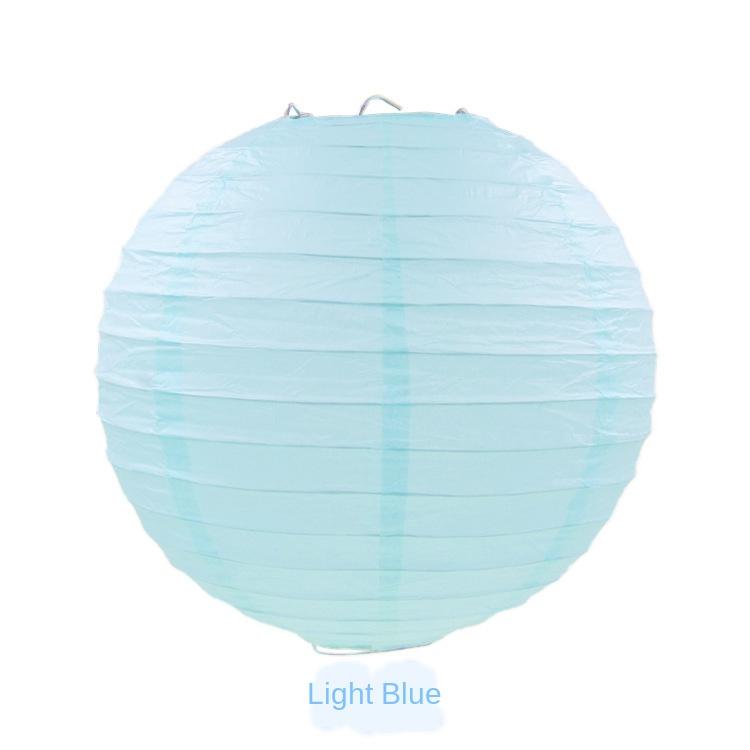 Diameter 15cm Paper Lanterns Yellow Orange Chinese Paper Lantern Lampion for Wedding Christmas Party Home Decorations Supplies
