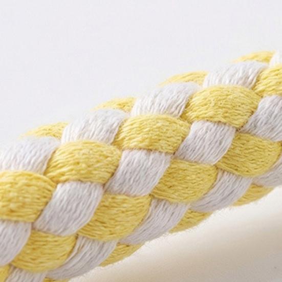 Dog Rope Chew Toy Squeaky Spiky Ball Cotton Rope Puppy Teething Toy Interactive Tug-of-War Toy Toy for Small And Medium Dogs Teeth Cleaning