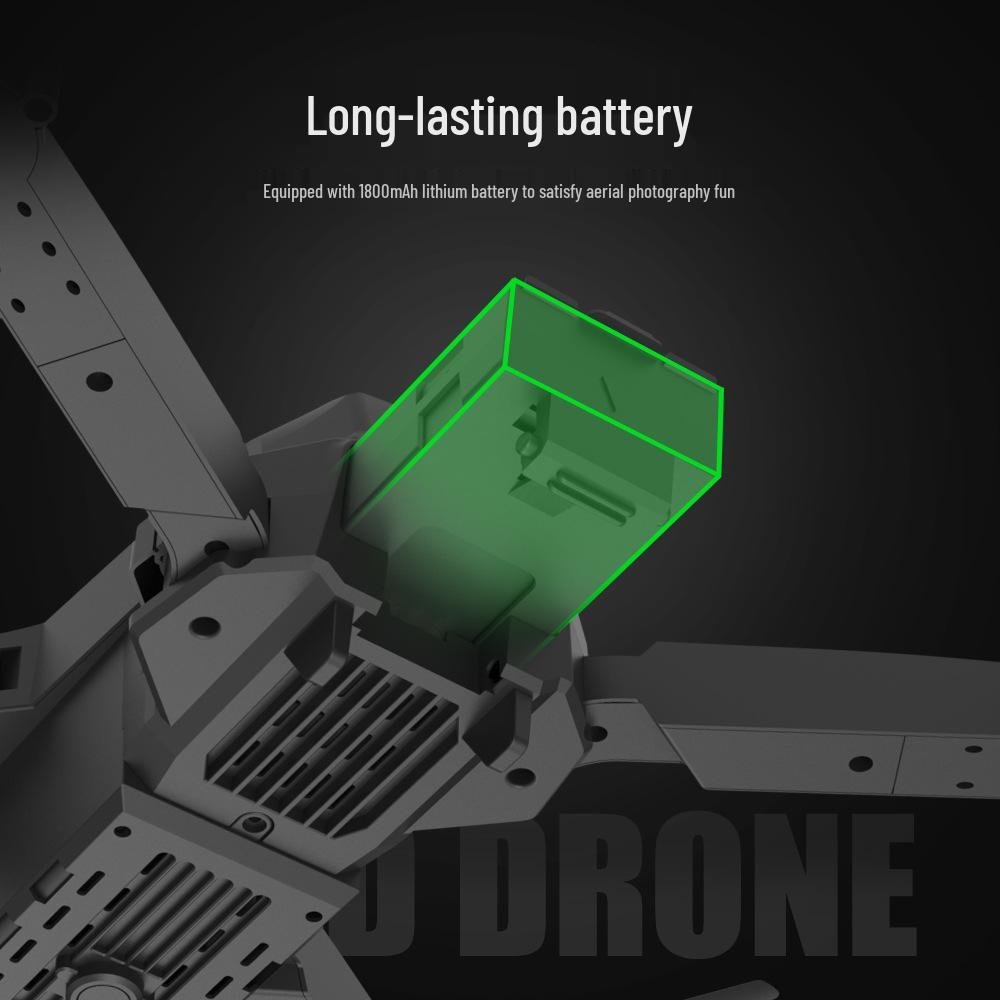 E88pro Folding Drone: HD Dual-Camera, Fixed Height, 4-Axis Remote Control Aircraft (Model E525)