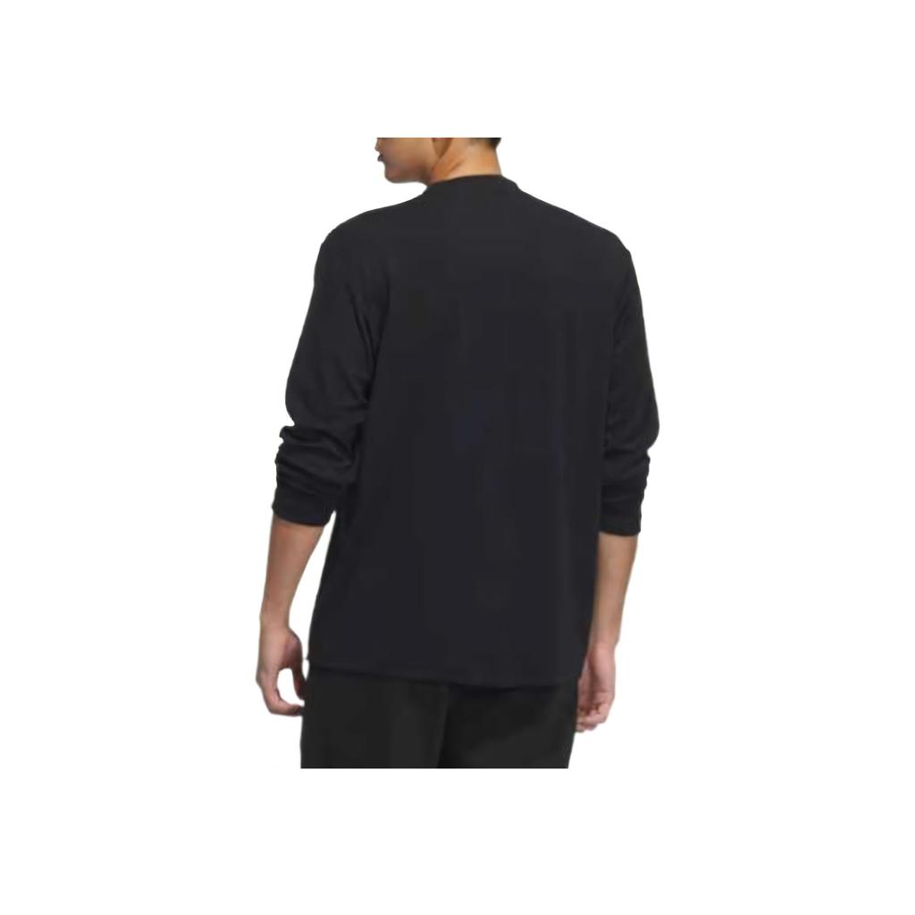 adidas Lässiges Bequemes Pullover Langarm T-Shirt Herren Tops Schwarz JY6944
