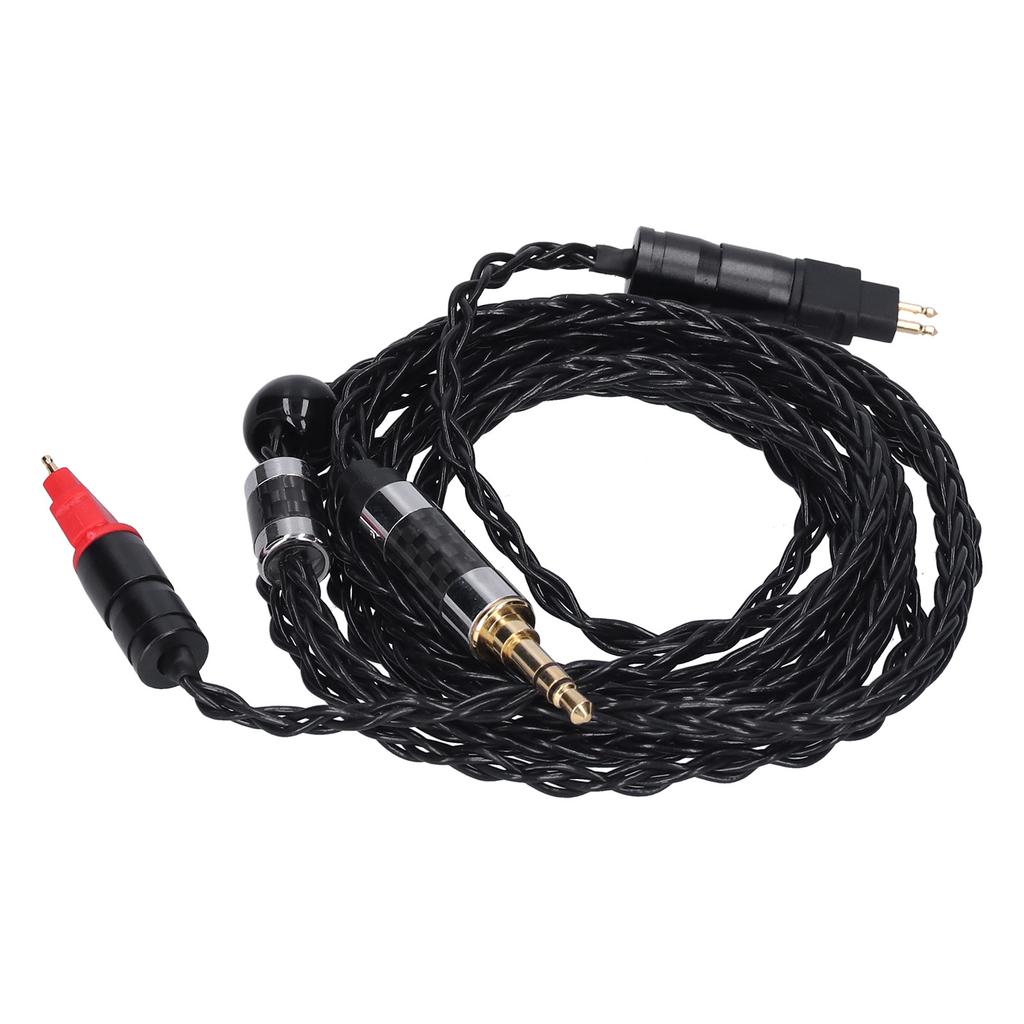 Double Needle 8 Core Balanced OCC Silver Plated O Cable for Sennheiser HD600 HD5803.5mm Stereo