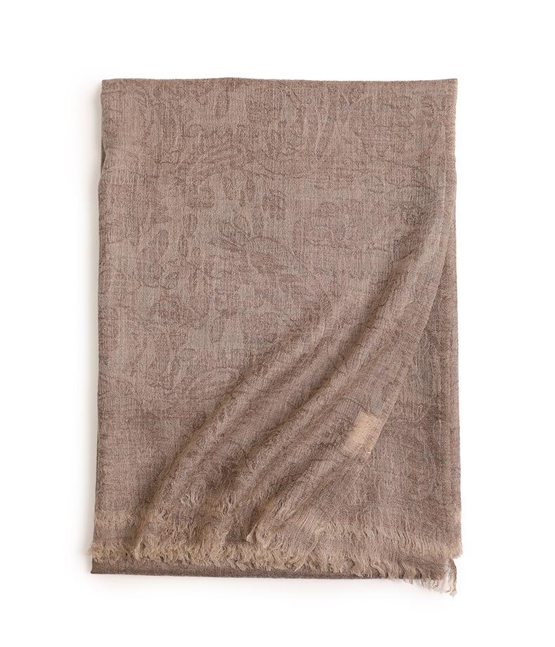 

Light and high-woven jacquard cashmere shawl satin plain women s scarf cashmere spring new models Above 175cm