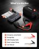 Jump Starter, 1500A Peak, Car Jumper Starter Battery Pack, 12V Portable Lithium Battery Booster, Jump Box Power Bank with 3 Modes Flashlight and