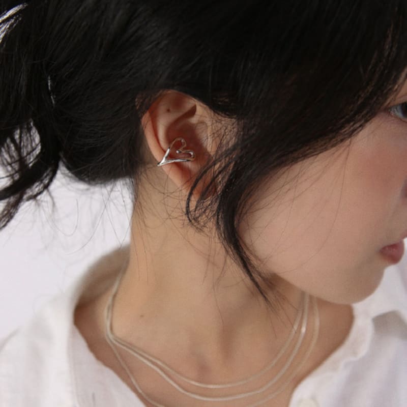 

Moodydoo Heart tail silver