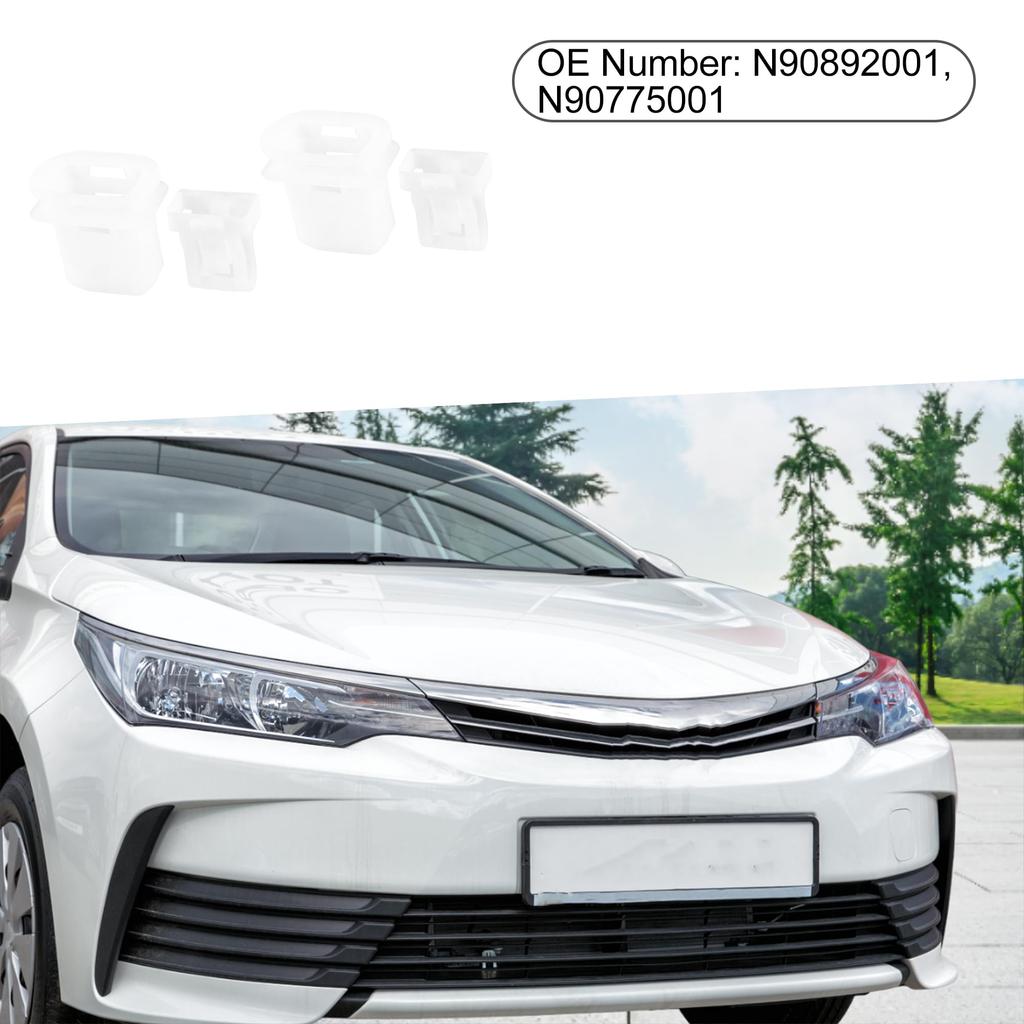 A ABSOPRO Baksäteskudde Klämma För To Yota Kompatibel med Cor olla 2003-2018 (Vit) - Set om 2