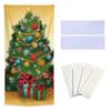 Door Cover Holiday Decorations Vintage Decorative Banners Backdrop For Indoor Outside