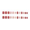 Soft Pink Atmospheric Blush Bow Press-On Nails, Elegant Skin-Whitening Versatile False Nails, Removable Nail Art for Women, 24 Pcs